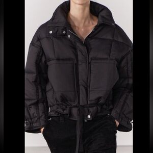 WATER REPELLENT NYLON PUFFER ANORAK ZW COLLECTION